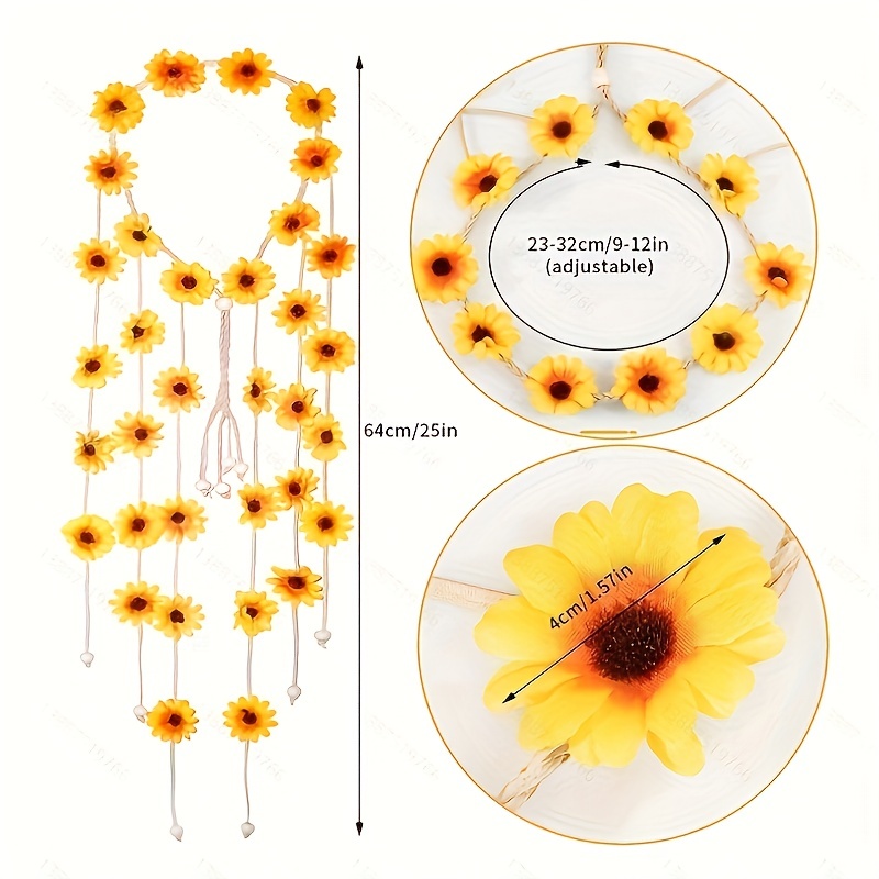 Blumen-Hippie-Stirnband, Blume – Women'S Fashion In The 70S Bewertung und Preis