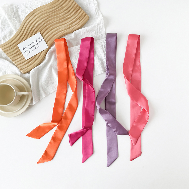 4 x 100 cm schmaler Schal aus  – Women Fashion Necktie Bewertung und Preis