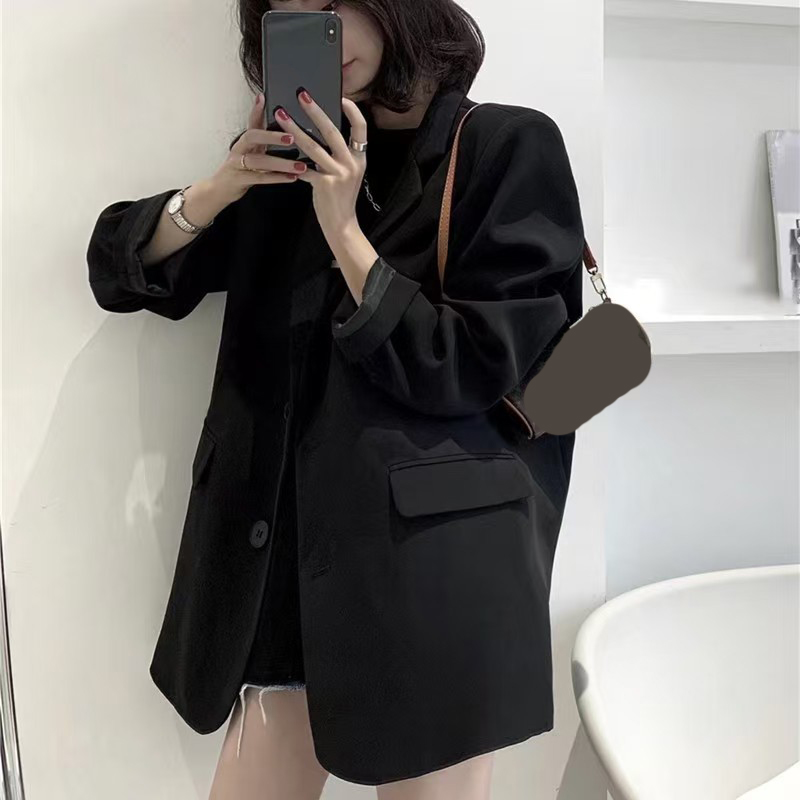 Koreanische Einreiher Schwarz  – Blazer Women Oversized Bewertung und Preis