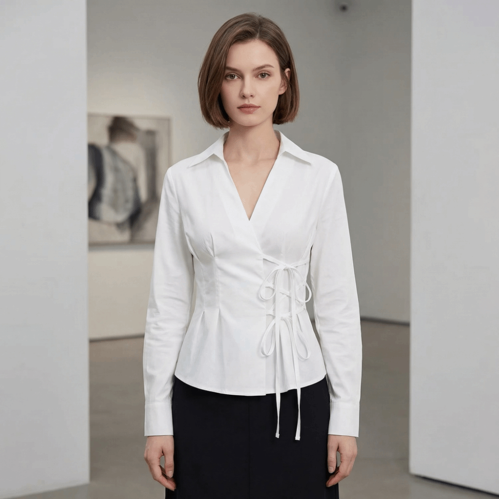Modische Langarm Slim-Fit Blus – Women'S Y2K Fashion Aesthetic Bewertung und Preis