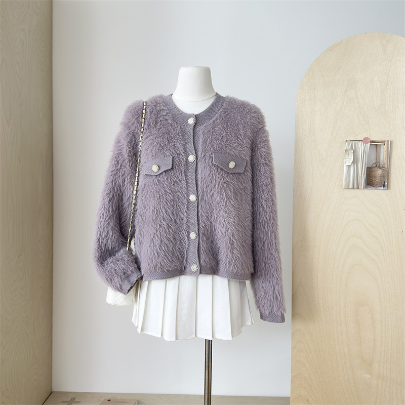 Mohair Jacquard Stricken Pullo – Xl Women'S Fashion Bewertung und Preis