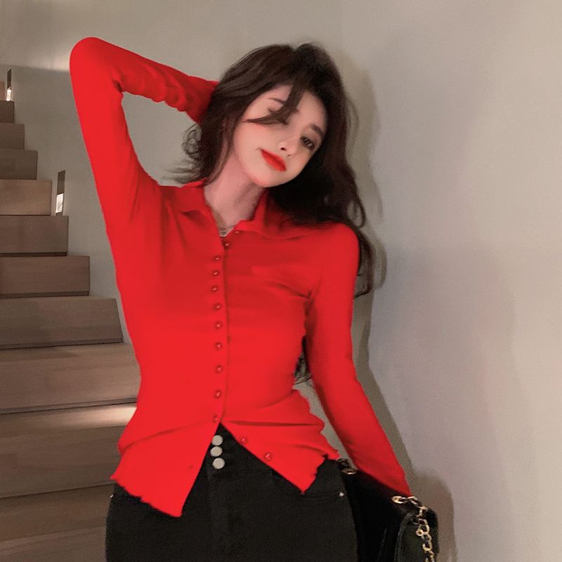 Hemden Frauen dünn elegant ein – Women'S Y2K Fashion Aesthetic Bewertung und Preis