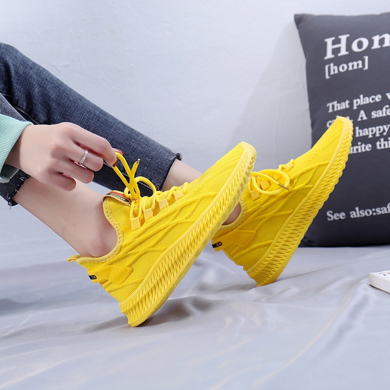 2026 Modische Frühlings-Sneake – Women'S Yellow Fashion Sneakers Bewertung und Preis